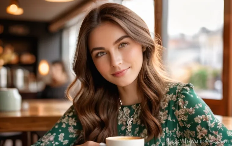 탄소 격리 식재 프로젝트의 정부 지원 정책 - A young woman in her early twenties, with long, wavy brown hair and kind green eyes, is seated comfo...